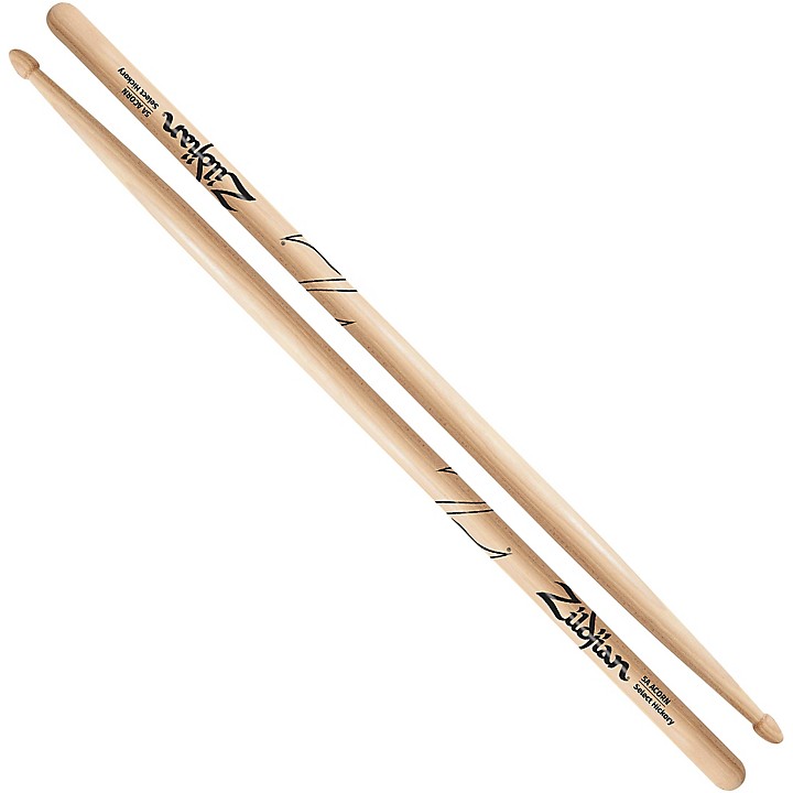Zildjian Acorn Tip Drumsticks Wood 5A Natural Finish Guitar Center