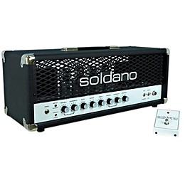 Open Box Soldano SLO100 100W Tube Guitar Head with Depth Level 1 Black