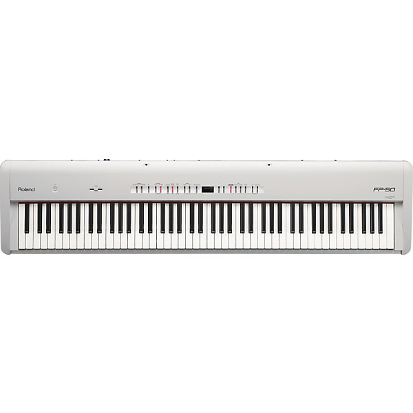 Open Box Roland FP-50 Digital Piano Level 2 White 888365391564