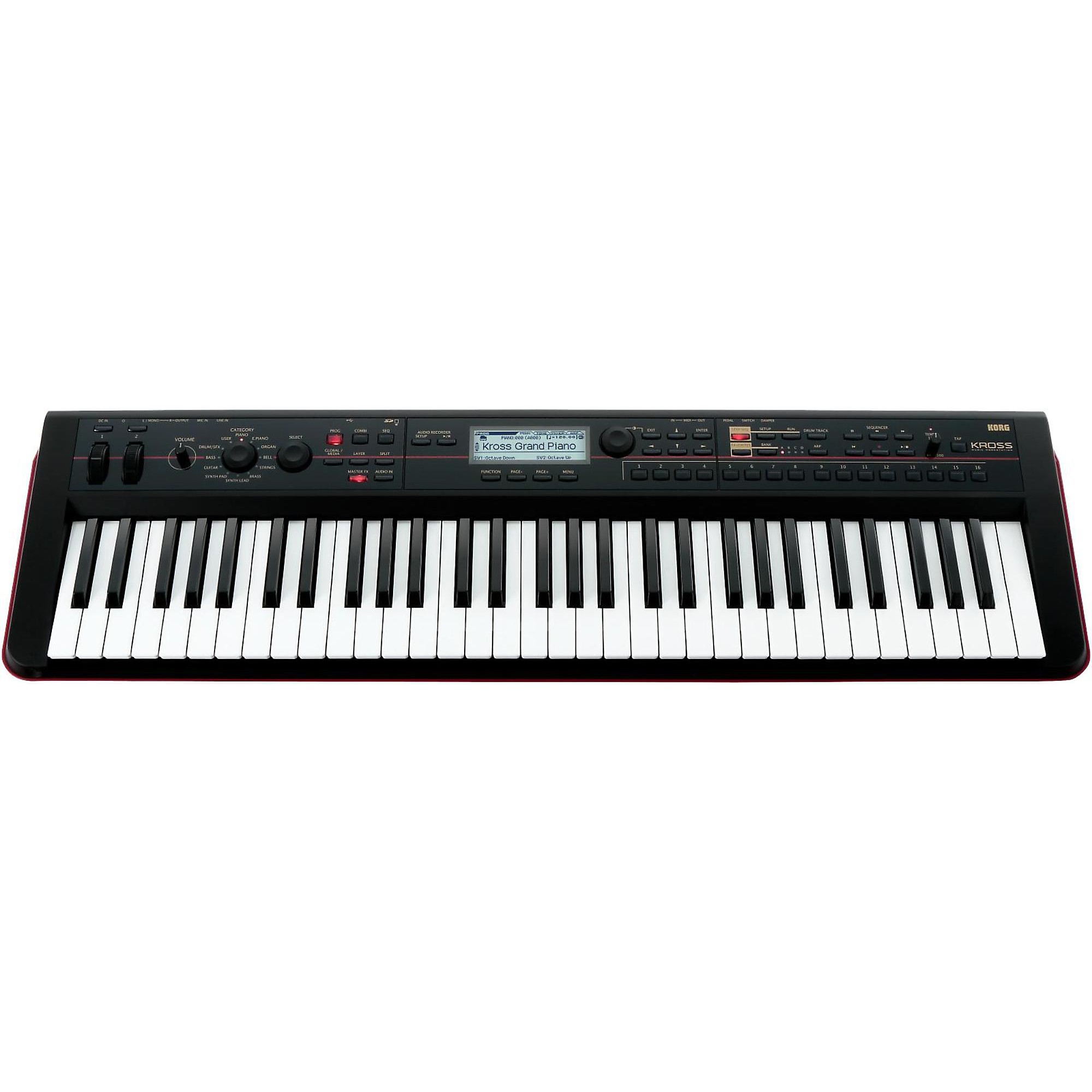 Open Box KORG Kross 61 Keyboard Workstation Level 2 888365362502