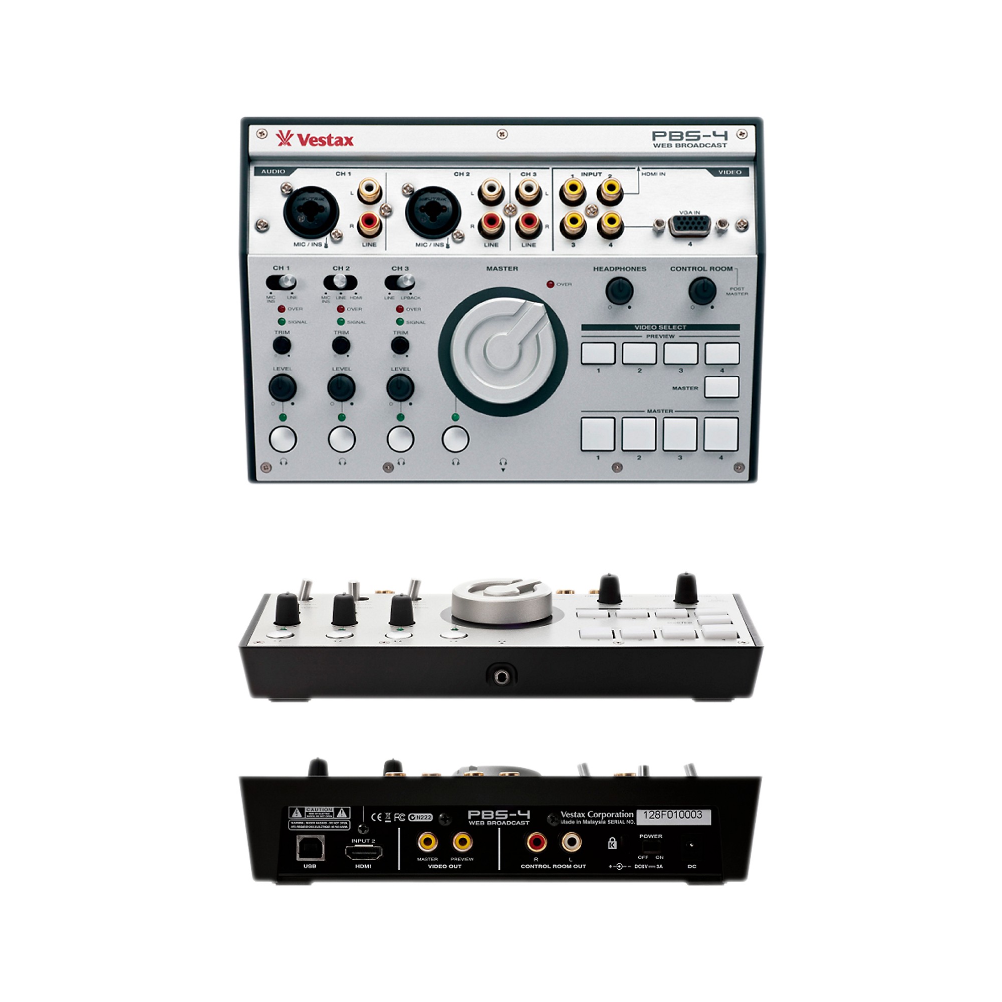 Open Box Vestax PBS-4 Personal Live Web Broadcasting Video and