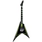 Open Box ESP LTD ALEXI 600 Greeny Alexi Laiho Signature Electric Guitar Level 2 Black with Lime Green Pinstripe and Skull ...