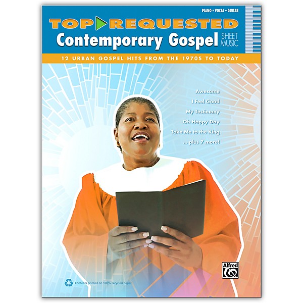 Alfred Top-Requested Contemporary Gospel Sheet Music - P/V/C Book