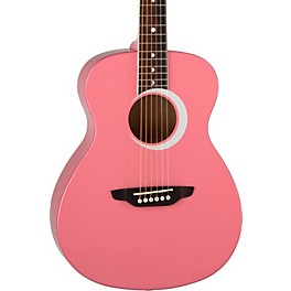 Luna Aurora Borealis 3/4 Size Acoustic Guitar Pink Sparkle Luna Aurora Borealis 3/4 Size Acoustic Guitar Pink Sparkle