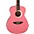 Luna Aurora Borealis 3/4 Size Acoustic Guitar Pink Sparkle Luna Aurora Borealis 3/4 Size Acoustic Guitar Pink Sparkle