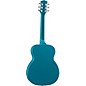 Luna Aurora Borealis 3/4 Size Acoustic Guitar Teal Sparkle