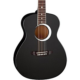 Luna Aurora Borealis 3/4 Size Acoustic Guitar Pink Sparkle Luna Aurora Borealis 3/4 Size Acoustic Guitar Black Sparkle