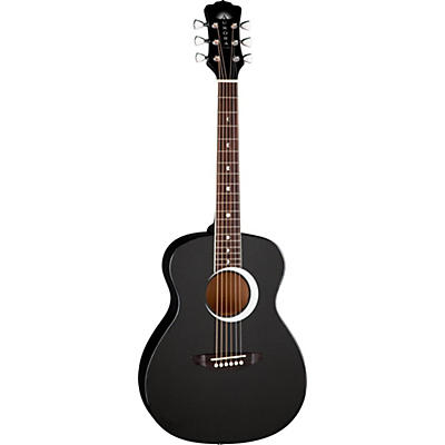 Luna Aurora Borealis 3/4 Size Acoustic Guitar Black Sparkle for sale