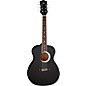 Luna Aurora Borealis 3/4 Size Acoustic Guitar Black Sparkle