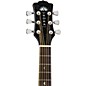 Luna Aurora Borealis 3/4 Size Acoustic Guitar Black Sparkle