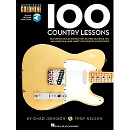 Hal Leonard 100 Country Lessons  Guitar Lesson Goldmine Series Book/CD