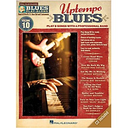 Hal Leonard Uptempo Blues - Blues Play Along Series Volume 10 Book/CD
