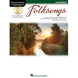 Hal Leonard Folk Songs For Horn  Instrumental Play-Along Book/CD