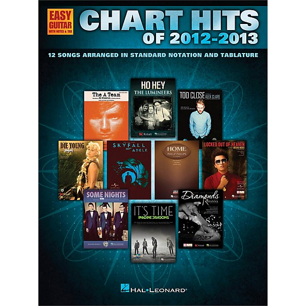 Hal Leonard Chart Hits of 2012-2013 for Easy Guitar Tab