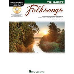 Hal Leonard Folk Songs For Trumpet  Instrumental Play-Along Book/CD