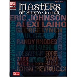Cherry Lane Masters Of Shred Guitar  Guitar Tab Songbook