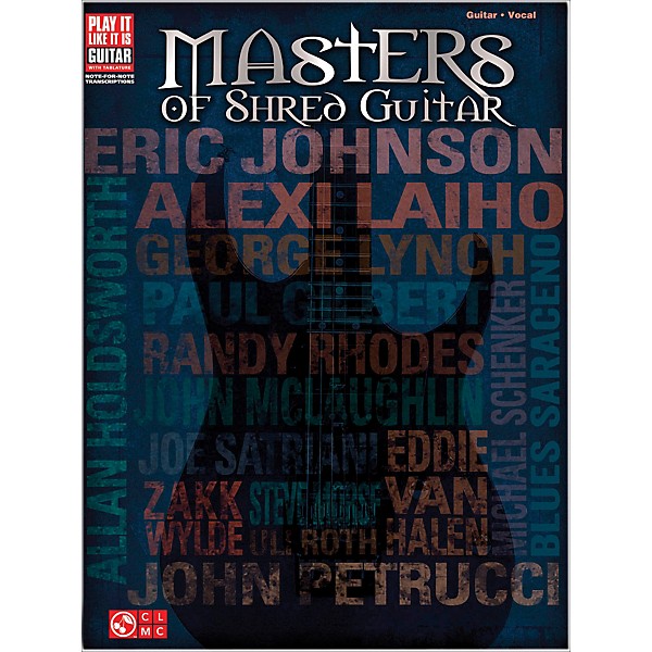 Cherry Lane Masters Of Shred Guitar  Guitar Tab Songbook