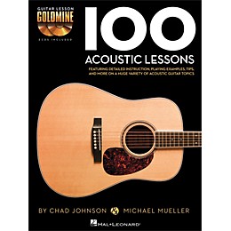 Hal Leonard 100 Acoustic Lessons - Guitar Lesson Goldmine Series (Book/Online Audio)