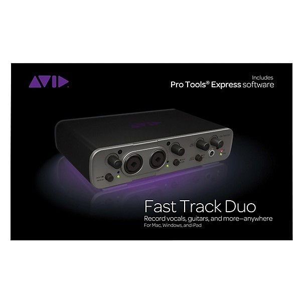 Avid Fast Track Duo with Pro Tools Express (EDU Version)