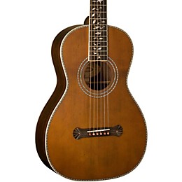Open Box Washburn R320SWRK Vintage Series Parlor Acoustic Guitar Level 2 Natural 888366038895