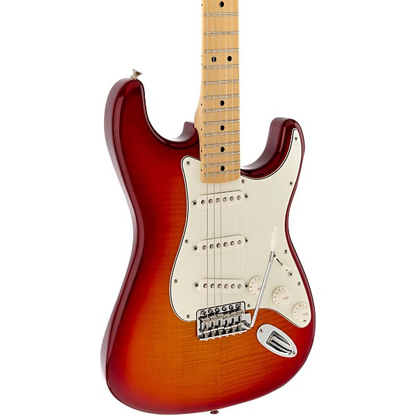 Open Box Fender Standard Stratocaster Plus Top Maple Fingerboard