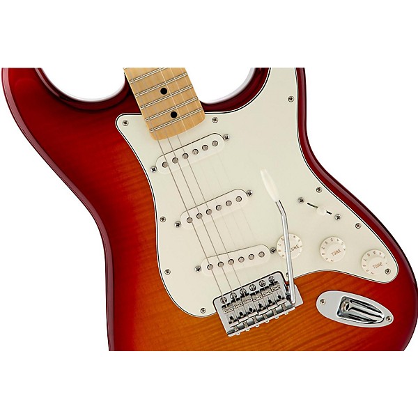 Open Box Fender Standard Stratocaster Plus Top Maple Fingerboard