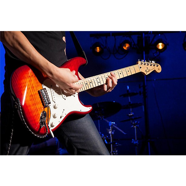 Open Box Fender Standard Stratocaster Plus Top Maple Fingerboard