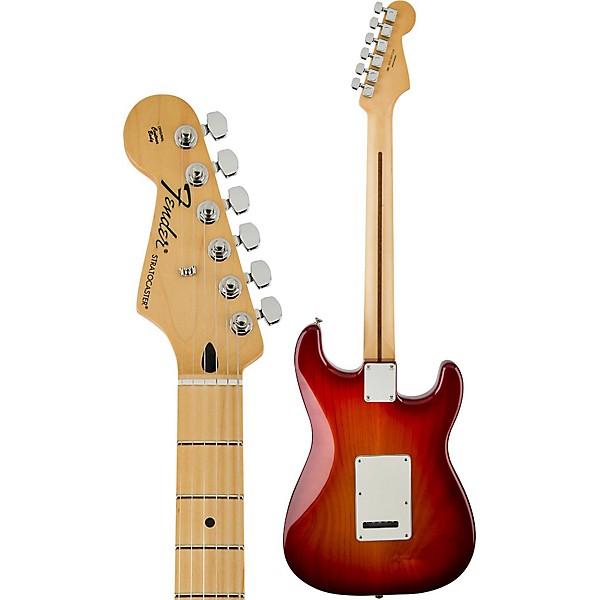 Fender Standard Stratocaster Plus Top Left-Handed, Maple Fingerboard Aged Cherry Sunburst Maple Fingerboard