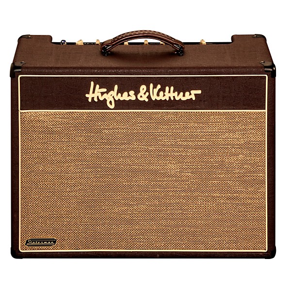 Hughes & Kettner Statesman Quad EL84 40W Combo with Footswitch and Slip  Cover Brown