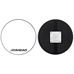 Ahead Drum Corp Practice Pad with Snare Sound White Hard Surface 10 in.