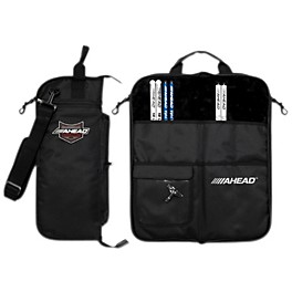 Ahead Deluxe Stick Case Black with Black Trim Plush interior