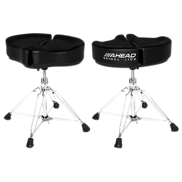 Open Box Ahead Spinal G Drum Throne Level 2 Black Cloth Top/Black Sides, 18 in. 197881135263