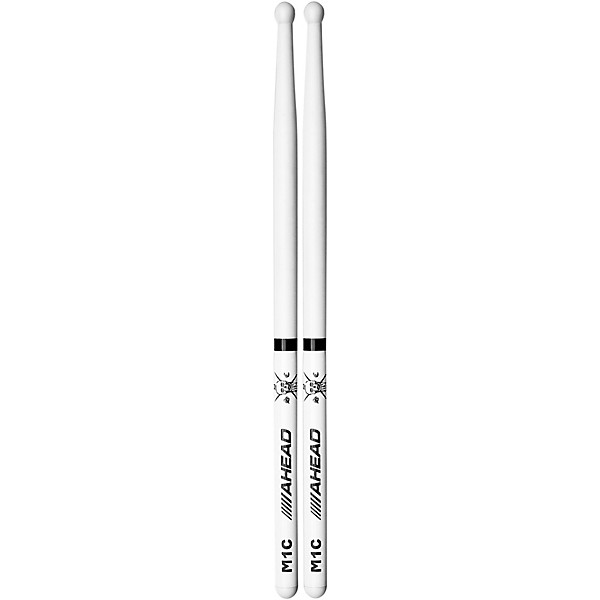 Ahead Marching SDC Drumsticks White 16.75 in.