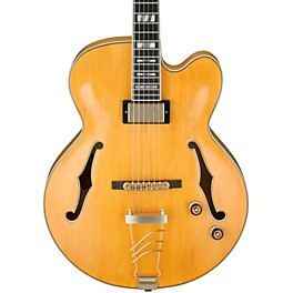 Blemished Ibanez PM2 Pat Metheny Signature Hollowbody Electric Guitar - Antique Amber Level 2 Aged Amber 888365513058