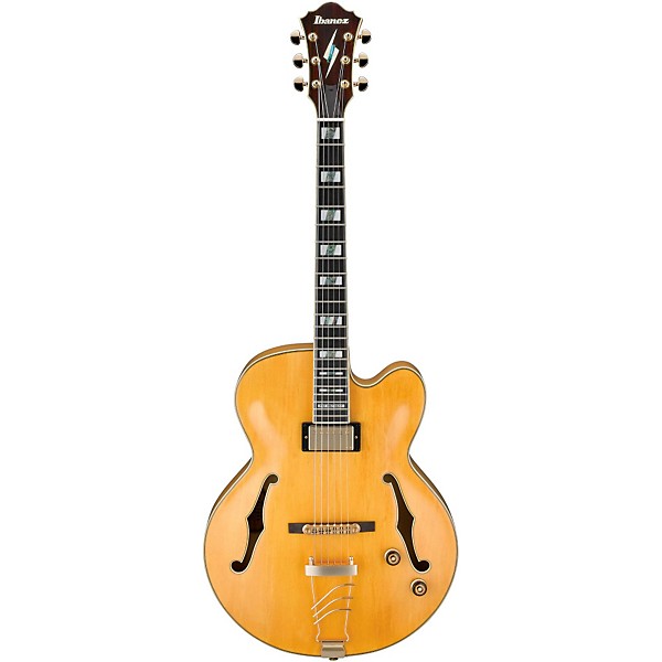 Open Box Ibanez PM2 Pat Metheny Signature Hollowbody Electric Guitar - Antique Amber Level 2 Aged Amber 190839156211