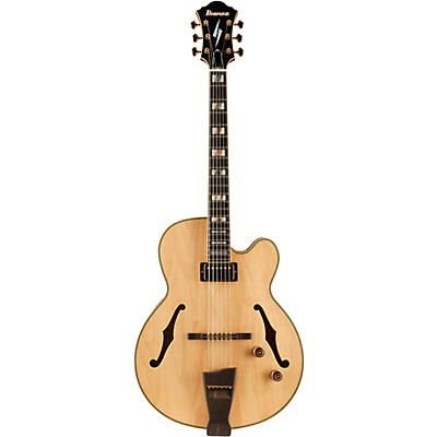 Ibanez Pm200 Pat Metheny Signature Hollowbody Electric Guitar Natural for sale