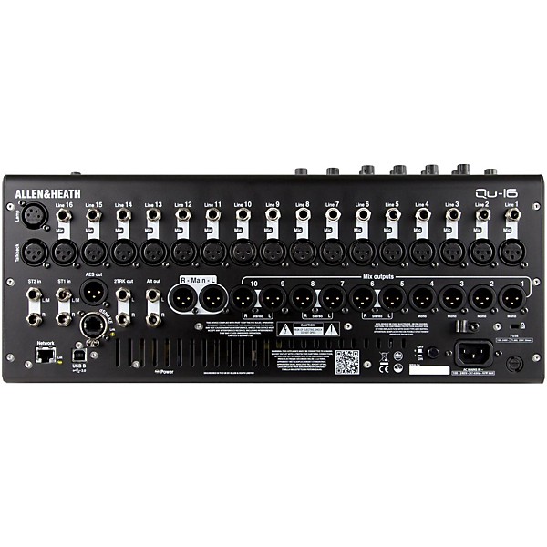 Allen & Heath QU-16 16-Channel Rack Mount Digital Mixer