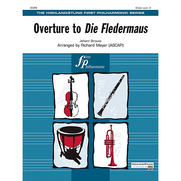 Alfred Overture to Die Fledermaus String Orchestra Grade 2 Set