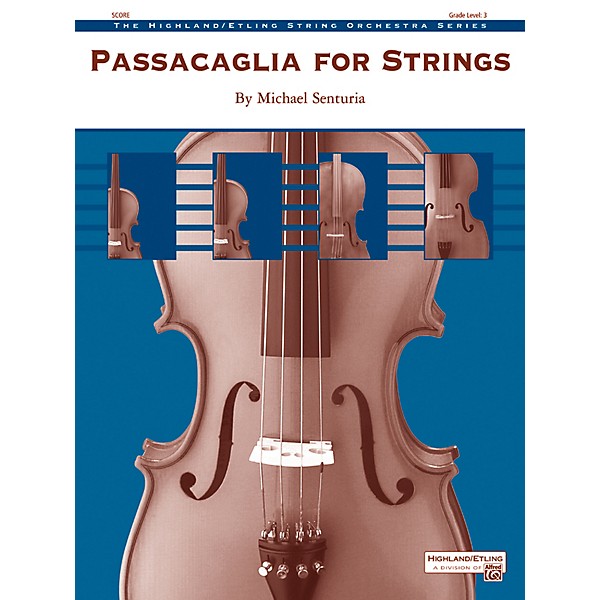 Alfred Passacaglia for Strings String Orchestra Grade 3 Set