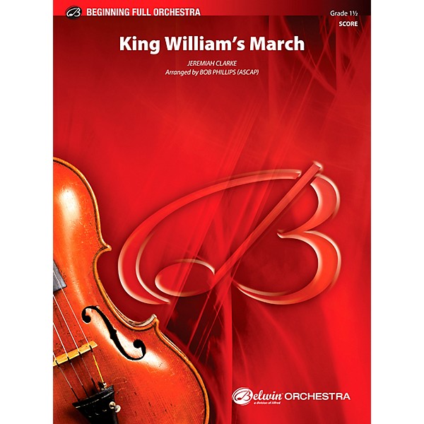Alfred King William's March Full Orchestra 1.5 Set