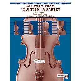 Alfred Allegro from "Quinten" Quartet String Orchestra Grade 3.5 Set