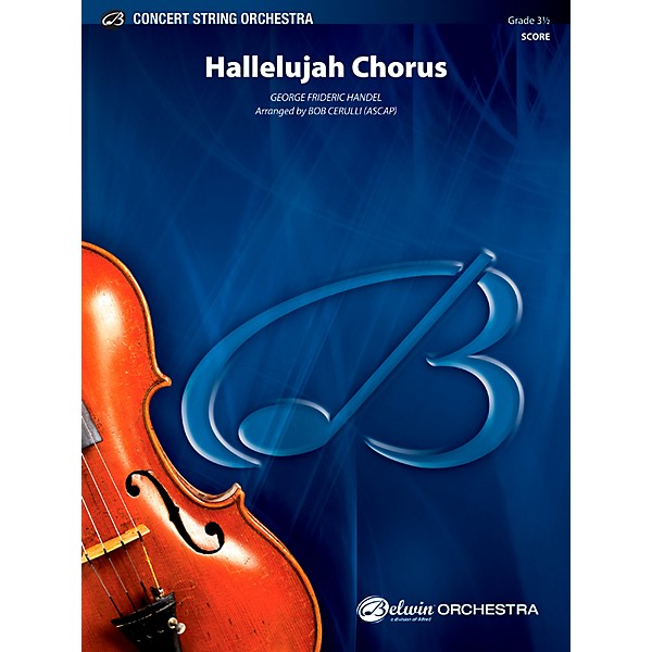 Alfred Hallelujah Chorus Concert String Orchestra Grade 3.5 Set