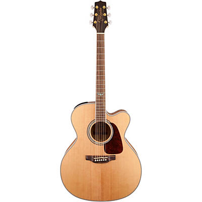 Takamine Gj72ce G Series Jumbo Cutaway Acoustic-Electric Guitar Natural Flame Maple for sale