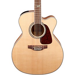 Open Box Takamine GJ72CE-12 G Series Jumbo Cutaway 12-String Acoustic-Electric Guitar Level 2 Natural, Flame Maple 197881144173