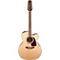 Open Box Takamine GJ72CE-12 G Series Jumbo Cutaway 12-String Acoustic-Electric Guitar Level 2 Natural, Flame Maple 1978811...