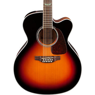Takamine Gj72ce-12 G Series Jumbo Cutaway 12-String Acoustic-Electric Guitar Gloss Sunburst for sale