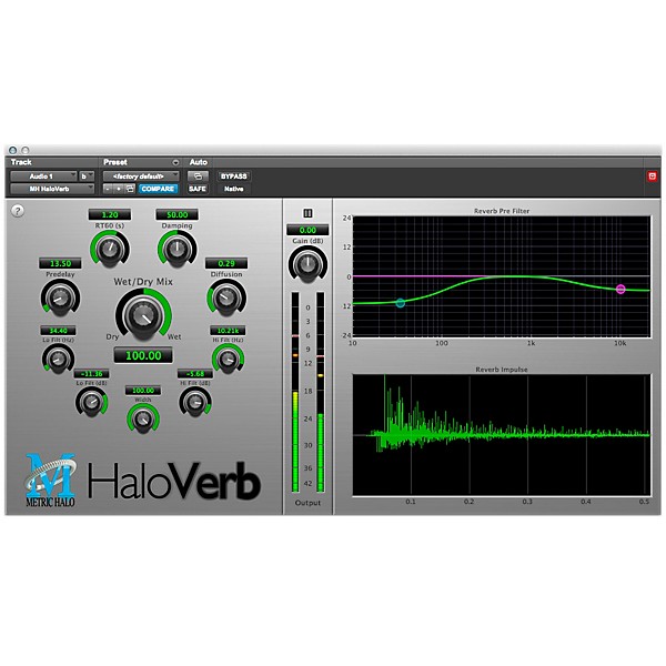 METRIC HALO HaloVerb for Pro Tools AAX Software Download