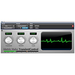 METRIC HALO TransientControl for Pro Tools AAX Software Download