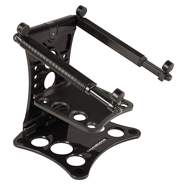 Ultimate Support Hyperstation Pro 2-Tier Laptop Stand Black