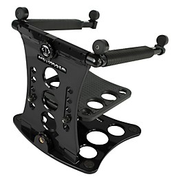 Ultimate Support Hyperstation Pro 2-Tier Laptop Stand Black